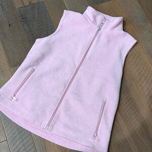 PACIFIC TRAIL Women's L Pink Full Zip Sleeveless Fleece Vest Pockets Collar #R1